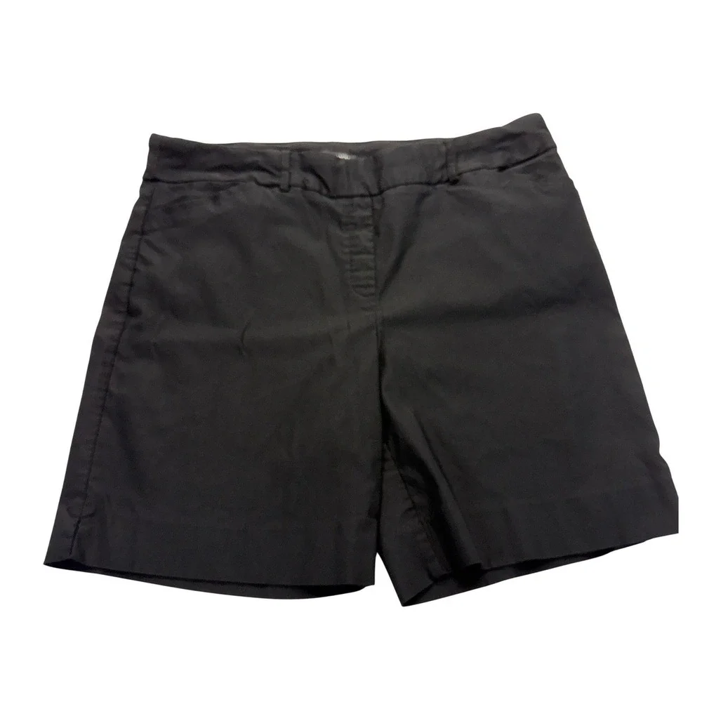 Hilary Radley Stretch Bermuda‎ Shorts Women 2X Black 9in